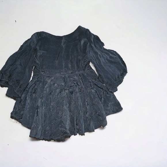 Embroidered Peasant Top - Picture 3 of 3